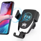 Auto-Clamping Wireless Car Charger — 10W Fast Charging Phone Mount